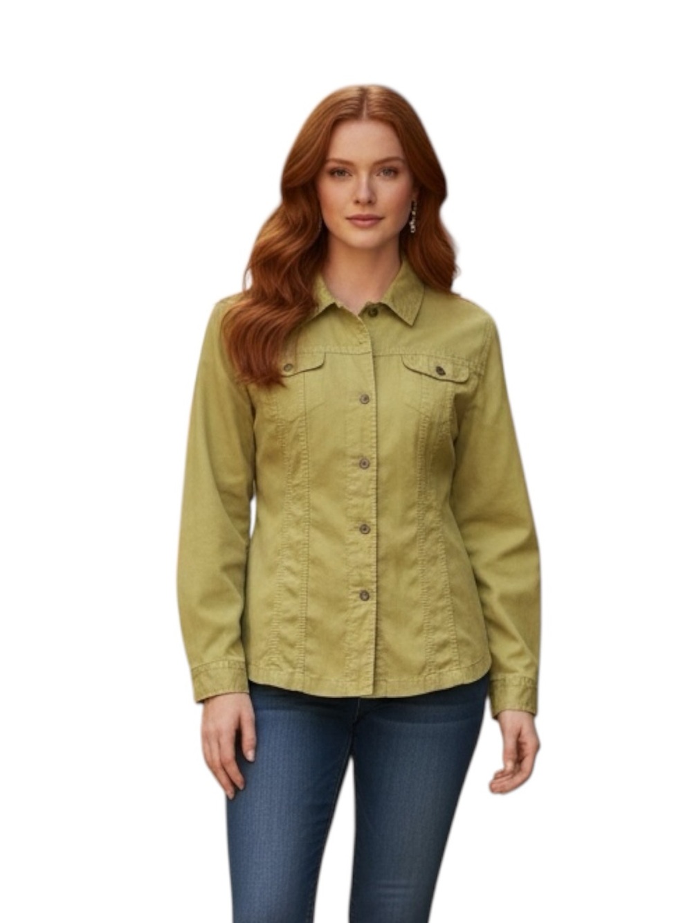 Chico's Olive Shacket